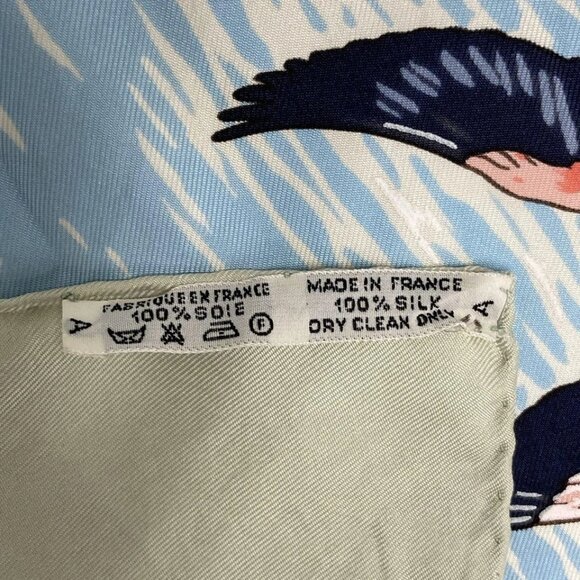 HERMES Carre 90 - Light Blue Multi Scarf 250-072225 - Picture 5 of 5